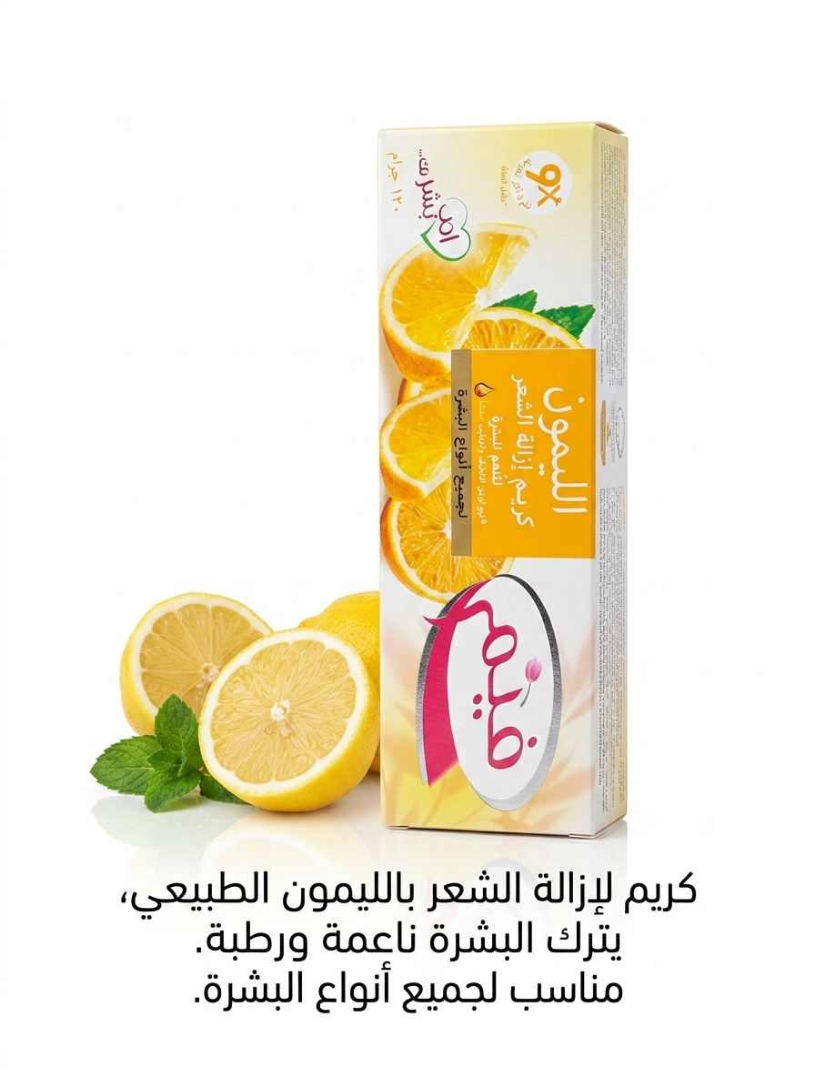 مزيل الشعر باليمون 